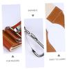 Beavorty 2pcs Leather and Canvas Strop with Dual Hanging Buckle for Straight and Blades Double-layer Sharpening Strap for Knives and Woodworking Tools view 2