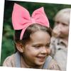 FOMIYES 6pcs Bowknots Ribbon Large Bowknot Headbands Boys and Girls Hairband for Girls Stylish Hair Bow Bow Christmas Headbands view 2