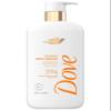 Dove Serum Body Wash Glow Recharge illuminates & Exfoliates skin with brightening Vitamin C Serum 18.5 Fl Oz view 1