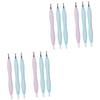 FRCOLOR 2sets Stainless Steel Nail Art Fork Cuticle Remover Dead Skin Pusher Fork for Manicure Tools 3pcs*2 Random Color view 1