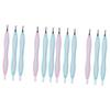 FRCOLOR 2sets Stainless Steel Nail Art Fork Cuticle Remover Dead Skin Pusher Fork for Manicure Tools 3pcs*2 Random Color view 3