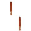 FOMIYES 2pcs Leather and Canvas Double-layer Strop Hanging Buckle for Efficient Blade Sharpening Barber Shops view 1