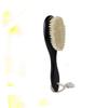 FOMIYES 3pcs Dense Wool Beard Brush Curved Handle for Cleaning Facial Hair and Dark Red for Home and Barber Shop Use view 2