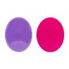 FACIAL SCRUBBERS: PURPLE/HOT PINK (2PK) view 1