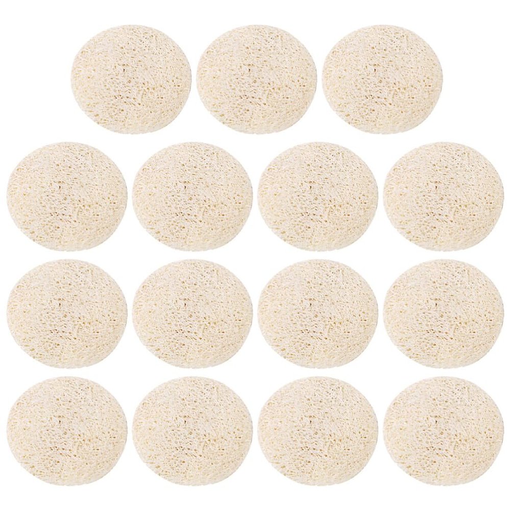 KALLORY Facial Oil-Absorbing Sheet 40pcs Loofah Oil Absorbing Tablets Face Cleaning Sheets