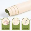 Makeup Mat for Vanity to Protect Desk Top 31.5 x 15.7 in, Dual-Sided Makeup Mat, Easy to Clean Desk Pad - Waterproof and Oilproof Vanity Accessories (Beige and Olive Green) view 4