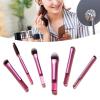 10PCS Compact Cosmetic Brush Set Makeup Brush Bundle Mini Makeup Brushes for Travel Friendly Makeup view 3
