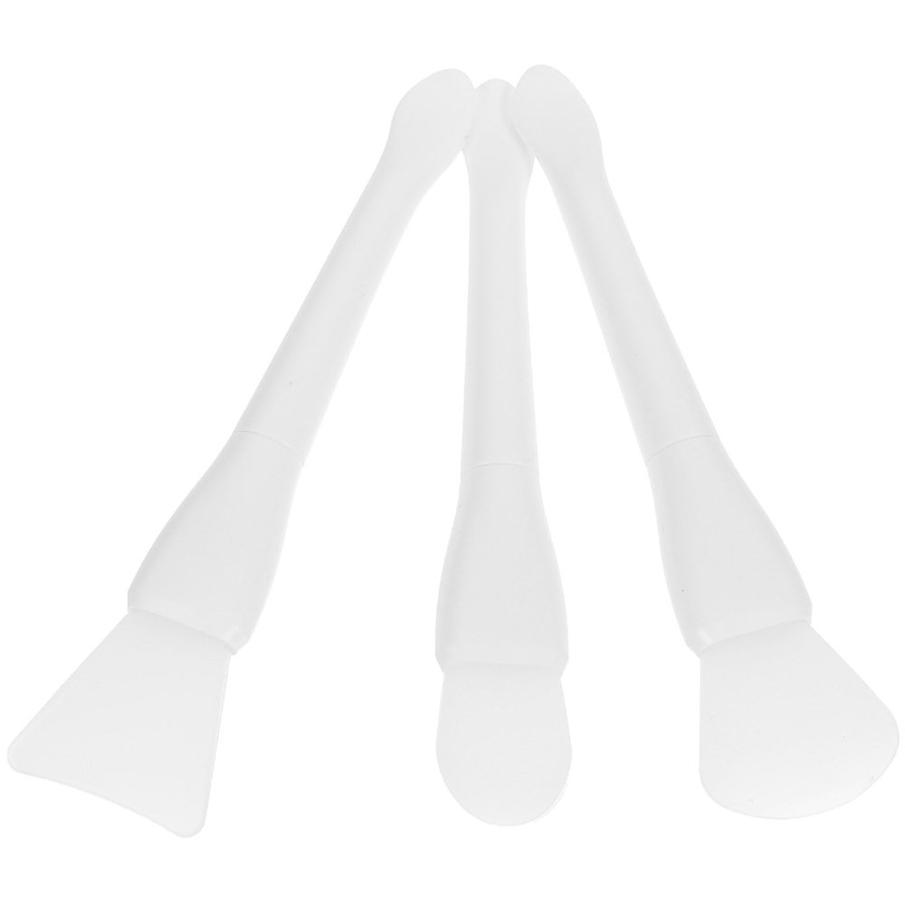 EXCEART Silicone Sealing Wax Spatula Set Wax Cleaning Shovels Facial Mask Applicator