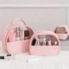 Fujiuia Makeup Bags For Women Travel Organizer Portable Cosmetic Bags Transparent Storage Toiletry Bag Hair Tie Travel Case view 4