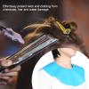 Hair Dye Collar for Barber Shop, Silicone Hair Cutting Dyeing Cape Hairdressing Shawl Round, Neck Wrap Guard Salon Hairdressing Hair Cutting Pad (Blue) view 3