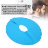 Hair Dye Collar for Barber Shop, Silicone Hair Cutting Dyeing Cape Hairdressing Shawl Round, Neck Wrap Guard Salon Hairdressing Hair Cutting Pad (Blue) view 4