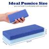 6 Pack Foot Pumice Stone for Feet Callus Remover, EWAGOA Pedicure Tools for Feet, Foot Exfoliator and Foot Scrubber Dead Skin Remover Cracked Heel Repair (6-Blue) view 2