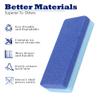 6 Pack Foot Pumice Stone for Feet Callus Remover, EWAGOA Pedicure Tools for Feet, Foot Exfoliator and Foot Scrubber Dead Skin Remover Cracked Heel Repair (6-Blue) view 3