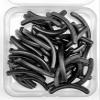 Yumflan Eyelash Curler Refills, 80 Pcs Eyelash Curler Pads, Silicone Rubber Eye Lash Curler Refills for Universal Eyelash Curlers (Black) view 1
