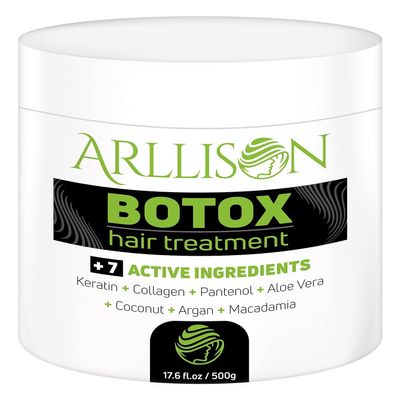 Arllison Collagen Hair Mask Keratin Treatment for Damaged Hair, Deep Conditioner for Dry Hair with Coconut and Argan Oil, Moisturizing and Hydrating Hair Mask for All Hair Types