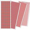 3090 Pcs Red Self-Adhesive Rhinestone Stickers Face Gems Stick On Hair Jewels Eye Gems Body Glitter Jewel Stickers For DIY Crafts Nail Makeup Decor Scrapbooking Embellishments 4 Sizes 3/4/5/6 mm view 1