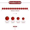 3090 Pcs Red Self-Adhesive Rhinestone Stickers Face Gems Stick On Hair Jewels Eye Gems Body Glitter Jewel Stickers For DIY Crafts Nail Makeup Decor Scrapbooking Embellishments 4 Sizes 3/4/5/6 mm view 2