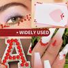3090 Pcs Red Self-Adhesive Rhinestone Stickers Face Gems Stick On Hair Jewels Eye Gems Body Glitter Jewel Stickers For DIY Crafts Nail Makeup Decor Scrapbooking Embellishments 4 Sizes 3/4/5/6 mm view 3