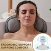 Bath Pillow Luxury Bathtub Pillow, Extra Soft & Comfortable Bath Pillow for Tub Head Neck and Back Support, with 4D Air Mesh Cushions & Non-Slip Suction Cups - Great Bath Gifts (Gray) view 3