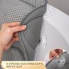 Bath Pillow Luxury Bathtub Pillow, Extra Soft & Comfortable Bath Pillow for Tub Head Neck and Back Support, with 4D Air Mesh Cushions & Non-Slip Suction Cups - Great Bath Gifts (Gray) view 4