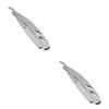 Cabilock 2pcs Barber Edge Single Blade Safety Razor for Men Professional Barber Razor Stainless Steel Without Blade view 1