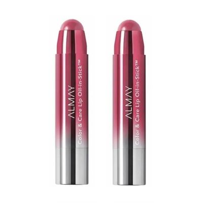 Almay Pack of 2 Color & Care Lip Oil-in-Stick, Cake Walk 140