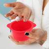 Beaupretty 1set Silicone Wax Warmer Bowl for Hair Removal Non-Stick Wax Melt Liner Stirring Stick Waxing Container for Home and Salon Use view 4
