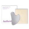 100% Pure Stainless Steel Gua Sha Scraper for - Home facial massage treatment for healthier skin - Home spa therapy for all body, eyes, neck and face view 1