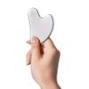 100% Pure Stainless Steel Gua Sha Scraper for - Home facial massage treatment for healthier skin - Home spa therapy for all body, eyes, neck and face view 3