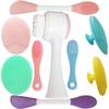 9-in-1 Face Scrubber Face Cleaning Brushes Super Soft Silicone Cleanser Brush and Facial Cleansing Massager Brush Face Cleansing Brush Set view 1