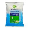 Fresh & Clean Cleansing Cloths, Wet Wipes, Personal Hygene & Skin Multi-Purpose Wet Cloths, Soothes and Refreshes, Hypoallergenic, Free from Dyes Parabens (Travel Size,16 Cloths) view 1