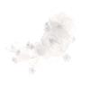 FRCOLOR Women White Chiffon Floral Hairpin Elegant Bridal Headdress for Weddings Parties Special Occasions Lightweight Comfortable Women Headpiece Hair Accessory view 1