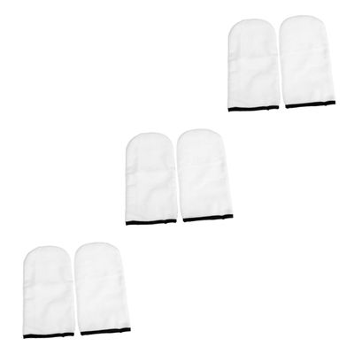 FRCOLOR 3pairs Paraffin Wax Hand Treatment Mitts Wax Bath Gloves for Spa Manicure and Moisturizing Therapy Fits Washable and Reusable