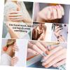 FRCOLOR 3pairs Paraffin Wax Hand Treatment Mitts Wax Bath Gloves for Spa Manicure and Moisturizing Therapy Fits Washable and Reusable view 4