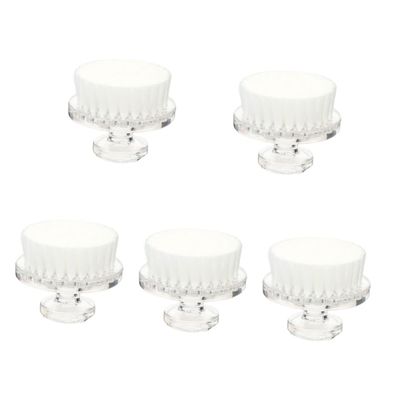 FOMIYES 5pcs Portable Face Exfoliating Brush Gentle Massaging Scrub Brush for Daily Use