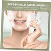 FOMIYES 5pcs Portable Face Exfoliating Brush Gentle Massaging Scrub Brush for Daily Use view 4