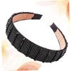 FOMIYES Extra Wide Headband for Women Knotted Headband Stylish Wedding Hair Hoop Glitter Hair Accessories view 2