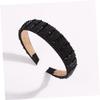 FOMIYES Extra Wide Headband for Women Knotted Headband Stylish Wedding Hair Hoop Glitter Hair Accessories view 3