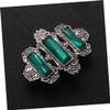 FOMIYES 3pcs Fashion Rhinestone Ponytail Holders for Girls Antiquing Hair Clips Spring Buckle Hairpin Hair Accessories for Daily Party and Outing view 4
