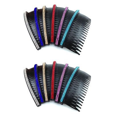 10 pcs Rhinestone Hair Combs Teeth Bridal Hair Accessories Women Girls Weddings Parties Special Occasions