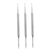 FRCOLOR 9pcs Double Ended Toe Nail Tool Pedicure Instruments for Ingrown Toenails and Nail Cleaning for Home and Salon Use Silver view 2