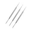 FRCOLOR 9pcs Double Ended Toe Nail Tool Pedicure Instruments for Ingrown Toenails and Nail Cleaning for Home and Salon Use Silver view 3