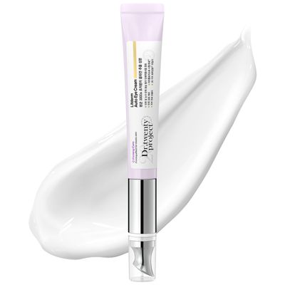 Dr.twentyproject Lifderm Eye Cream with Collagen & Vibrating Device for Wrinkles, Anti-Aging, Dark Circles  Lifting, Firming, Tightening, Depuffing, Nourishing Korean Skincare (20ml 0.6 fl oz)