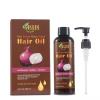 Bisha Herbals Red Onion Black Seed Hair Oil for Hair Growth and Repair - Non greasy - For men and women - Cruelty-free and vegan view 4