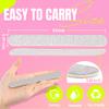 Disposable Zebra Nail Files 80/80 Grit 5 Inch Double Sided Emery Boards for Acrylic Nails Toenails Professional Manicure Pedicure Tools 50Pcs view 2