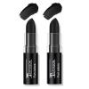 FREEORR 2Pcs Black Face Body Paint Stick Eye Black,Balck Matte Lipstick Makeup Paint Eyeblack for Baseball/Football/Halloween/Costume Accessories Vampire Makeup Cream Face Body Paint Easy to Blend view 1