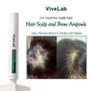 ViveLab Rosemary & Caffeine Hair Growth Serum - Targeted Roll On Scalp Treatment for Thicker Hair Density, Clinically Tested for Healthier Hairline & Brows view 2