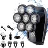 Head Shavers for Bald Men, 7 Cutter Head Electric Shaver 7D Razor for Men Head Shavers for Bald Shaver Multifunctional Grooming Kit Waterproof Cordless view 1