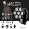 Head Shavers for Bald Men, 7 Cutter Head Electric Shaver 7D Razor for Men Head Shavers for Bald Shaver Multifunctional Grooming Kit Waterproof Cordless view 2