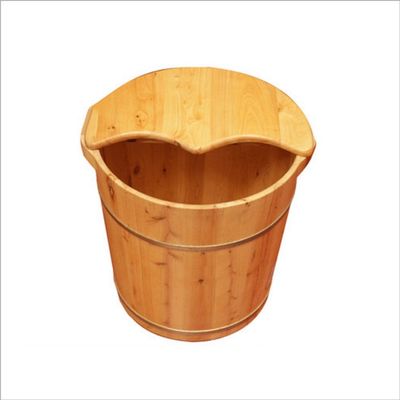 ENWIND Foot Spa Bath Wooden Heightening Individual with Cover Cedar Foot Bath Barrel Binaural Foot Tub Foot Tub Foot Massage